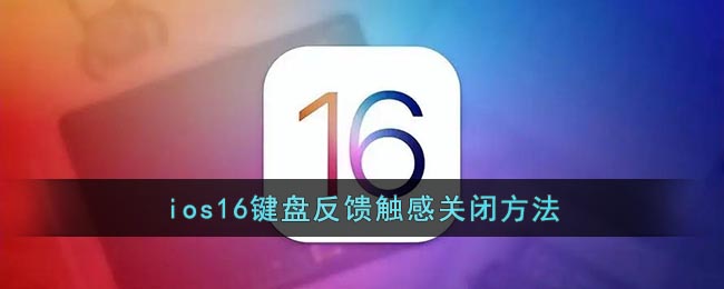 ios16键盘反馈触感关闭方法(ios15键盘反馈)