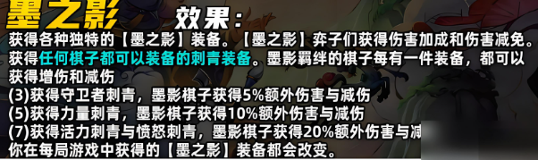 金铲铲之战s11墨之影羁绊搭配推荐(金铲铲之站羁绊)