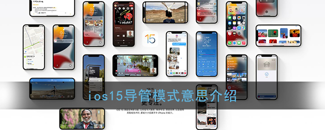 ios15导管模式意思介绍(iphone导管模式)