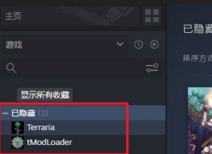 steam游戏库里的游戏不见了