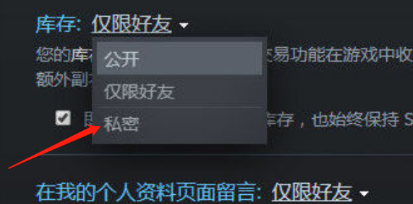 steam库存怎么公开